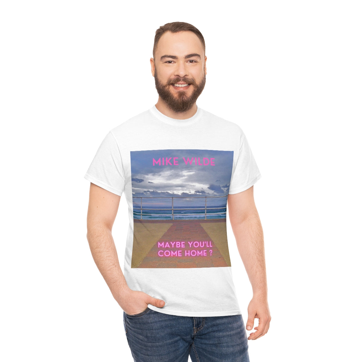 'Maybe You'll Come Home' Unisex Heavy Cotton Tee